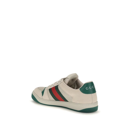 Gucci Beige Polyester Athletic Sneakers