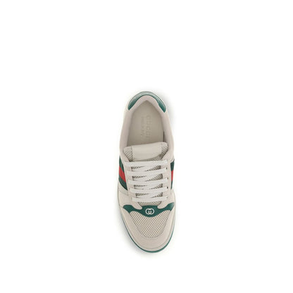 Gucci Beige Polyester Athletic Sneakers