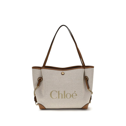 Chloé Beige Cotton Shoulder Bag