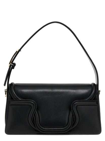 Valentino Garavani Black Leather Shoulder Bag