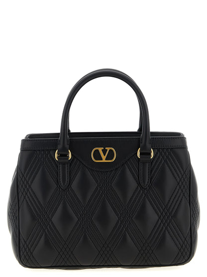 Valentino Garavani Black Lamb Leather Handbag