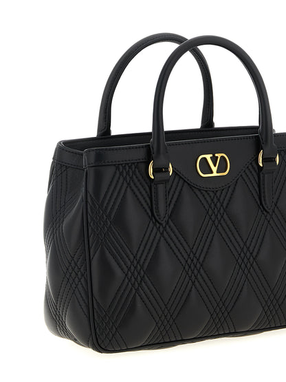 Valentino Garavani Black Lamb Leather Handbag