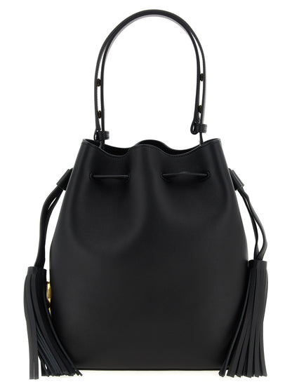 Valentino Garavani Black Calfskin Shoulder Bag