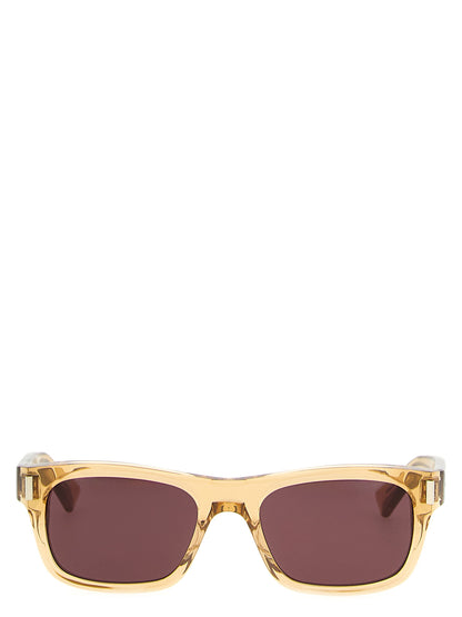 Saint Laurent Beige Acetate Sunglasses