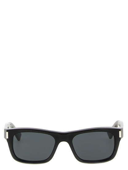 Saint Laurent Black Acetate Sunglasses