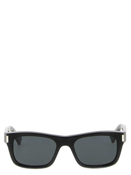 Saint Laurent Black Acetate Sunglasses