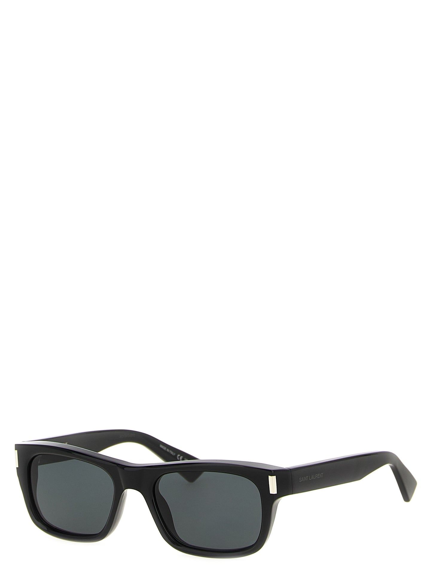 Saint Laurent Black Acetate Sunglasses