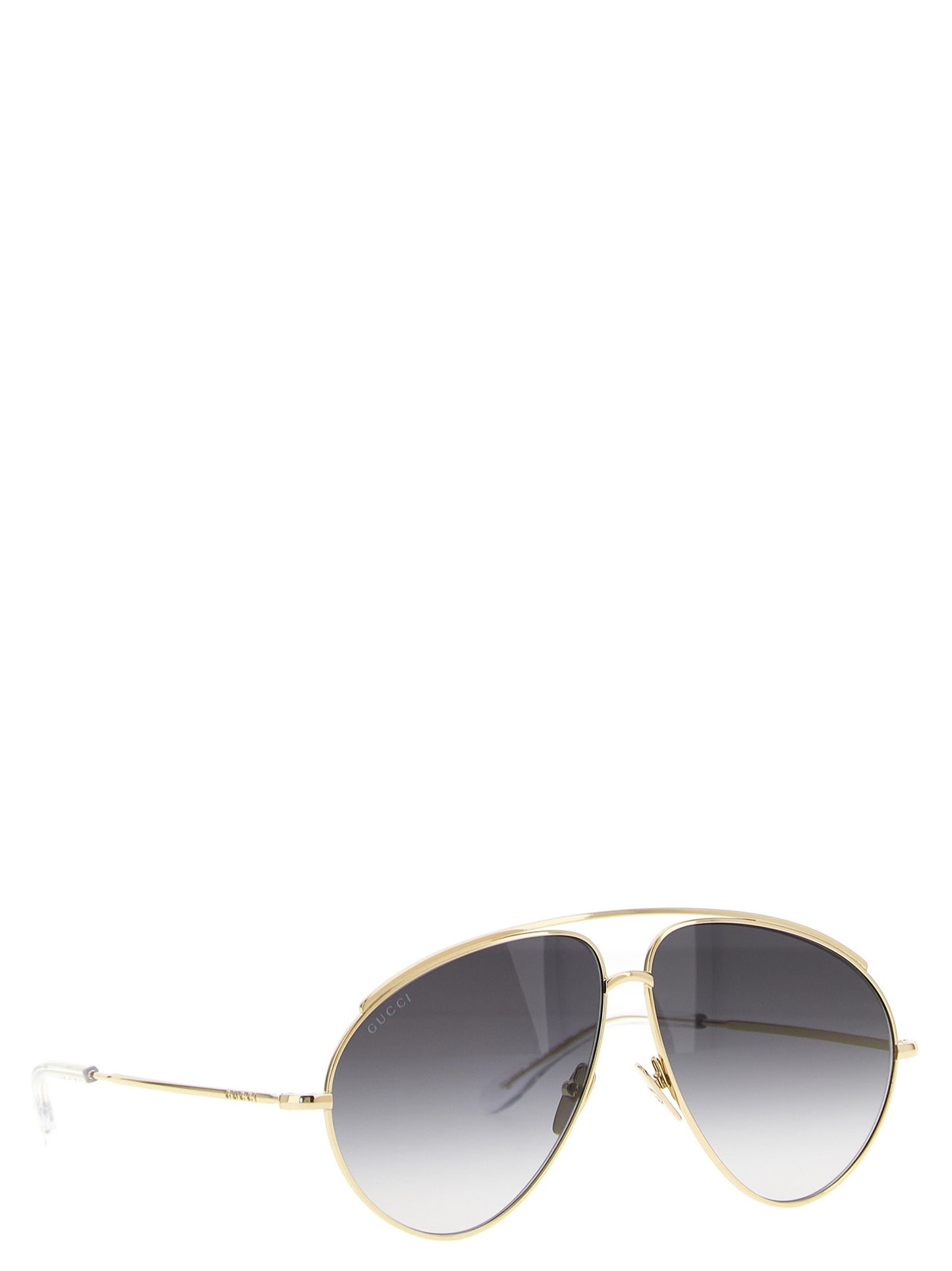 Gucci Gold Metal Sunglasses