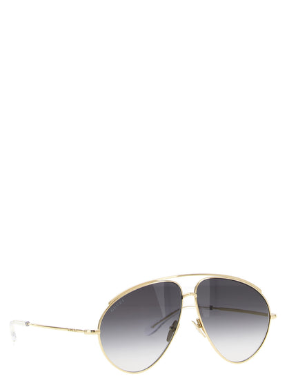 Gucci Gold Metal Sunglasses