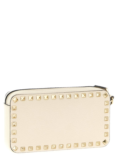 Valentino Garavani White Calfskin Clutch Bag
