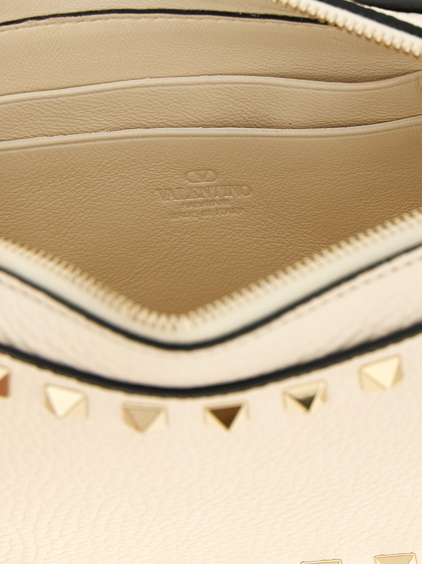 Valentino Garavani White Calfskin Clutch Bag
