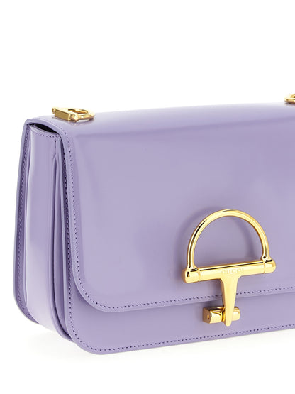 Gucci Purple Calfskin Shoulder Bag