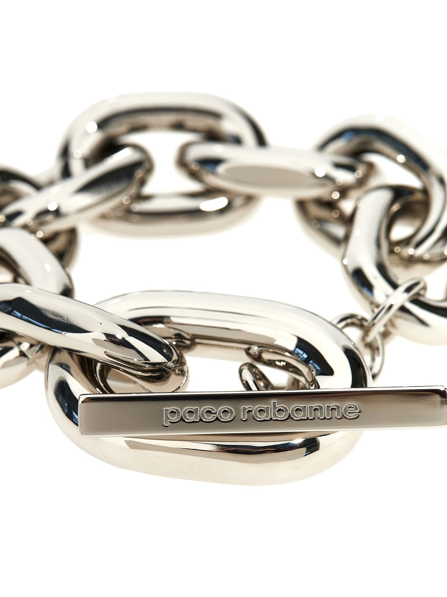 Paco Rabanne Silver Metal Bracelet