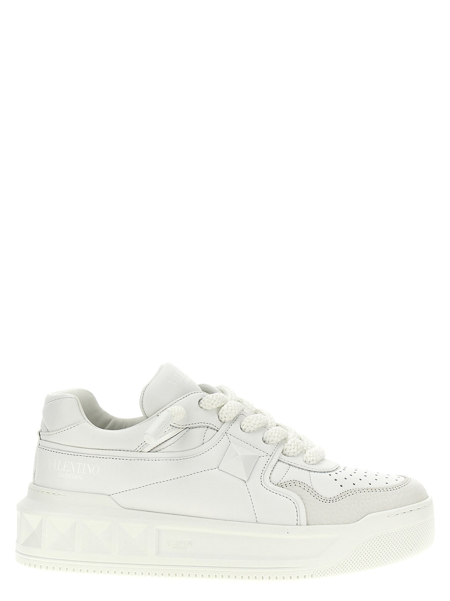 Valentino Garavani White Calfskin Chunky Sneakers