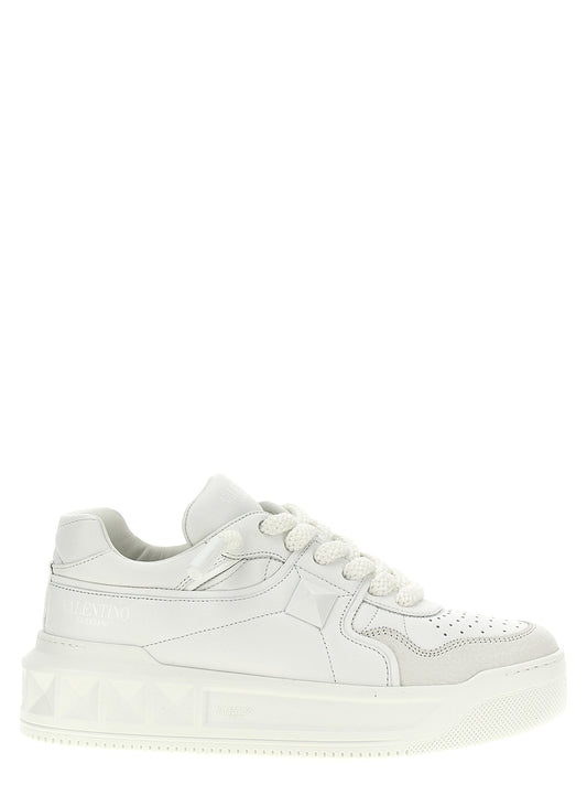 Valentino Garavani White Calfskin Chunky Sneakers