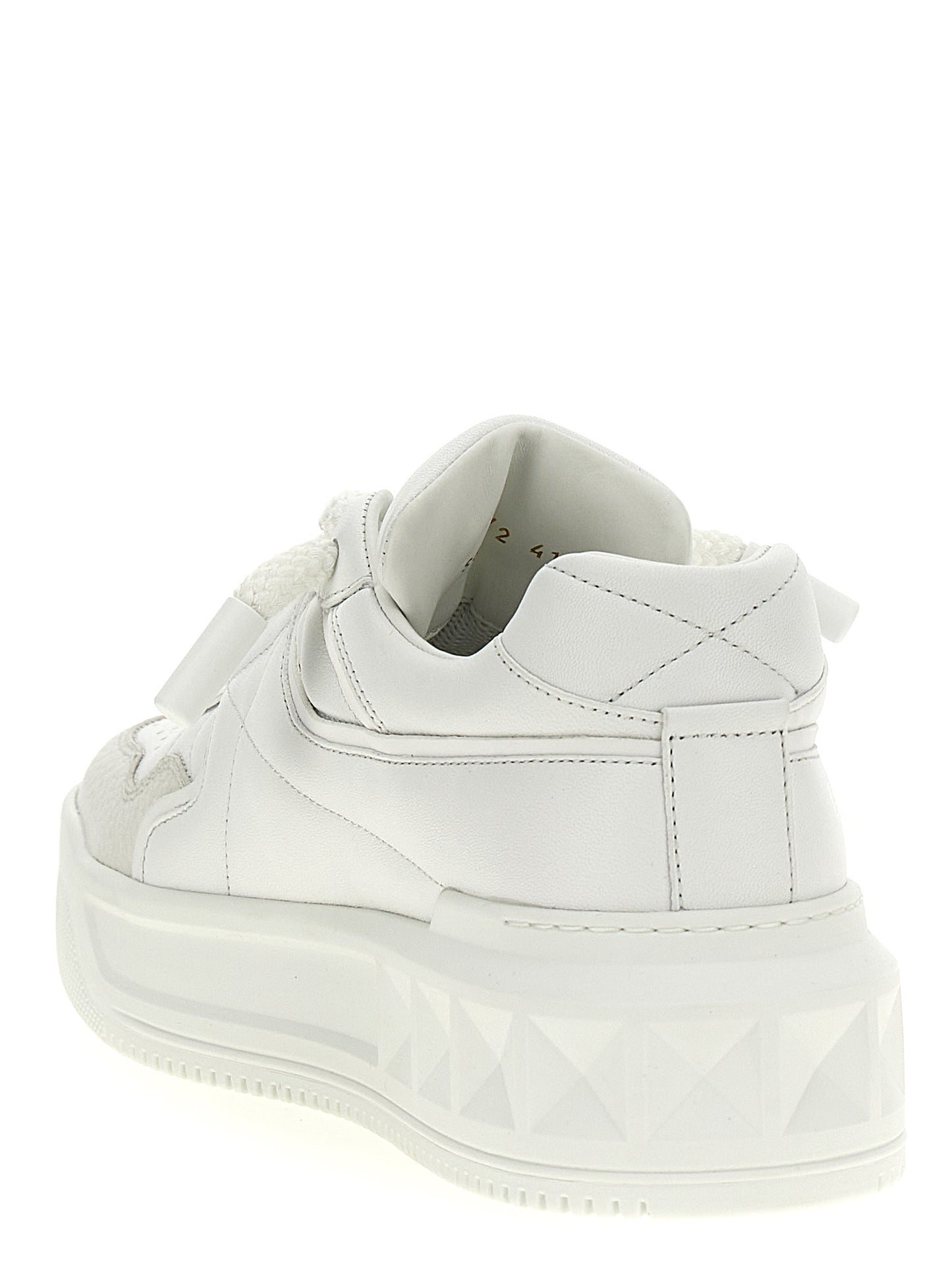 Valentino Garavani White Calfskin Chunky Sneakers