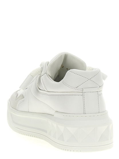 Valentino Garavani White Calfskin Chunky Sneakers