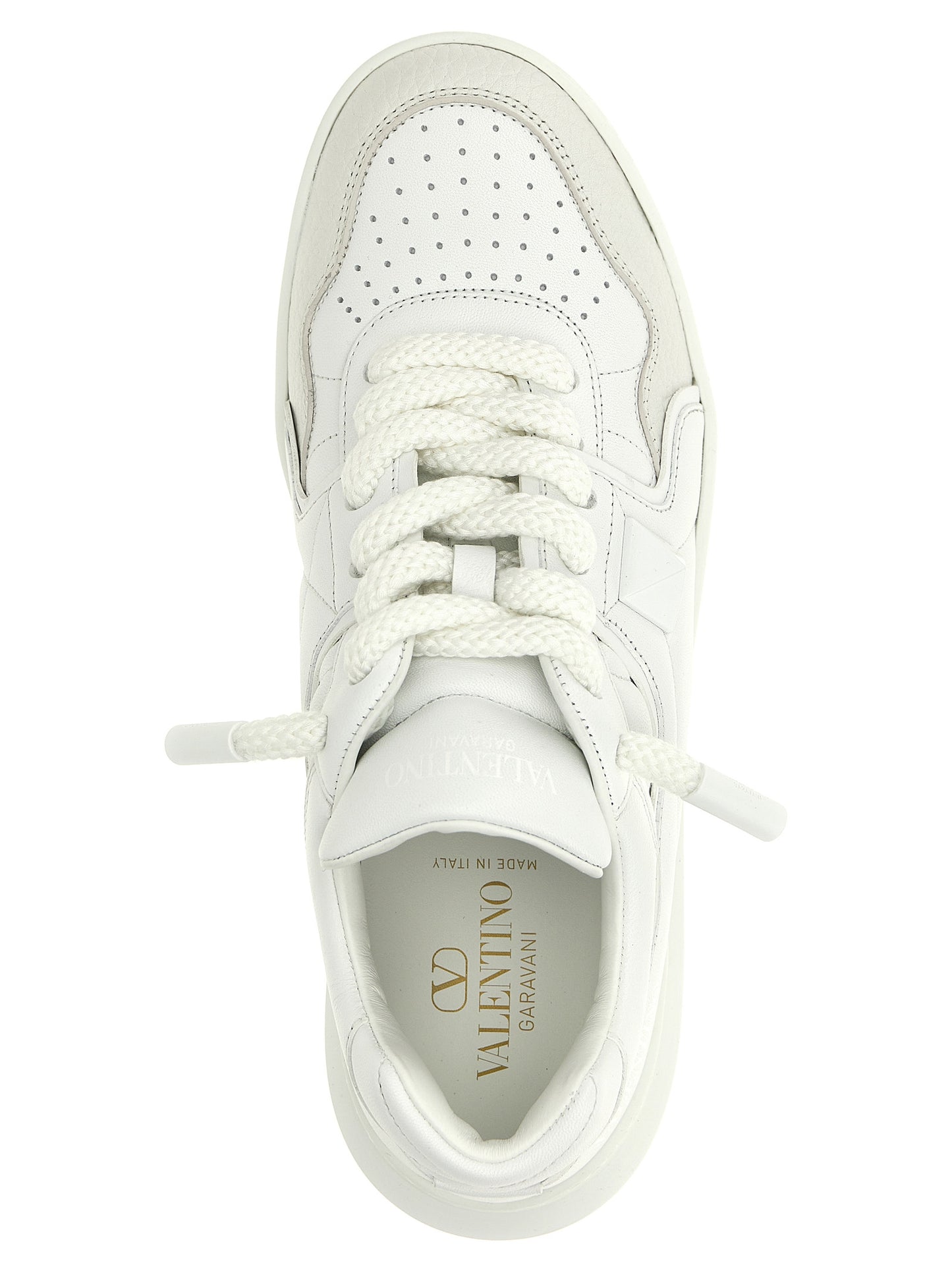 Valentino Garavani White Calfskin Chunky Sneakers