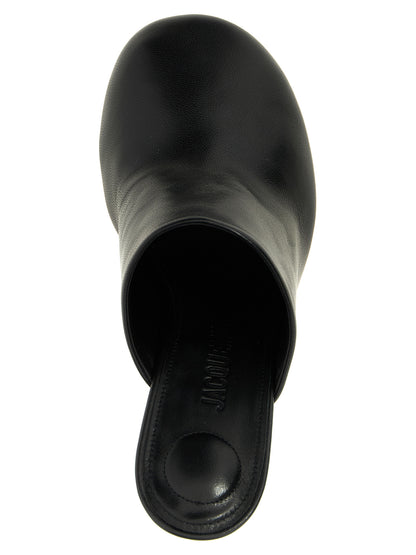 Jacquemus Black Lamb Leather High Heel Pumps