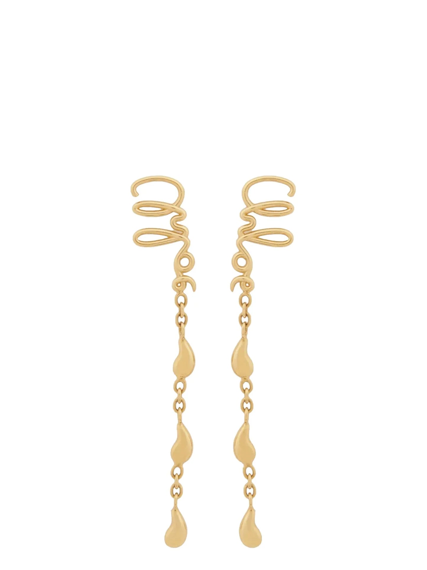 Chloé Gold Brass Earrings