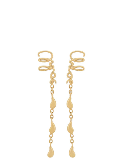 Chloé Gold Brass Earrings