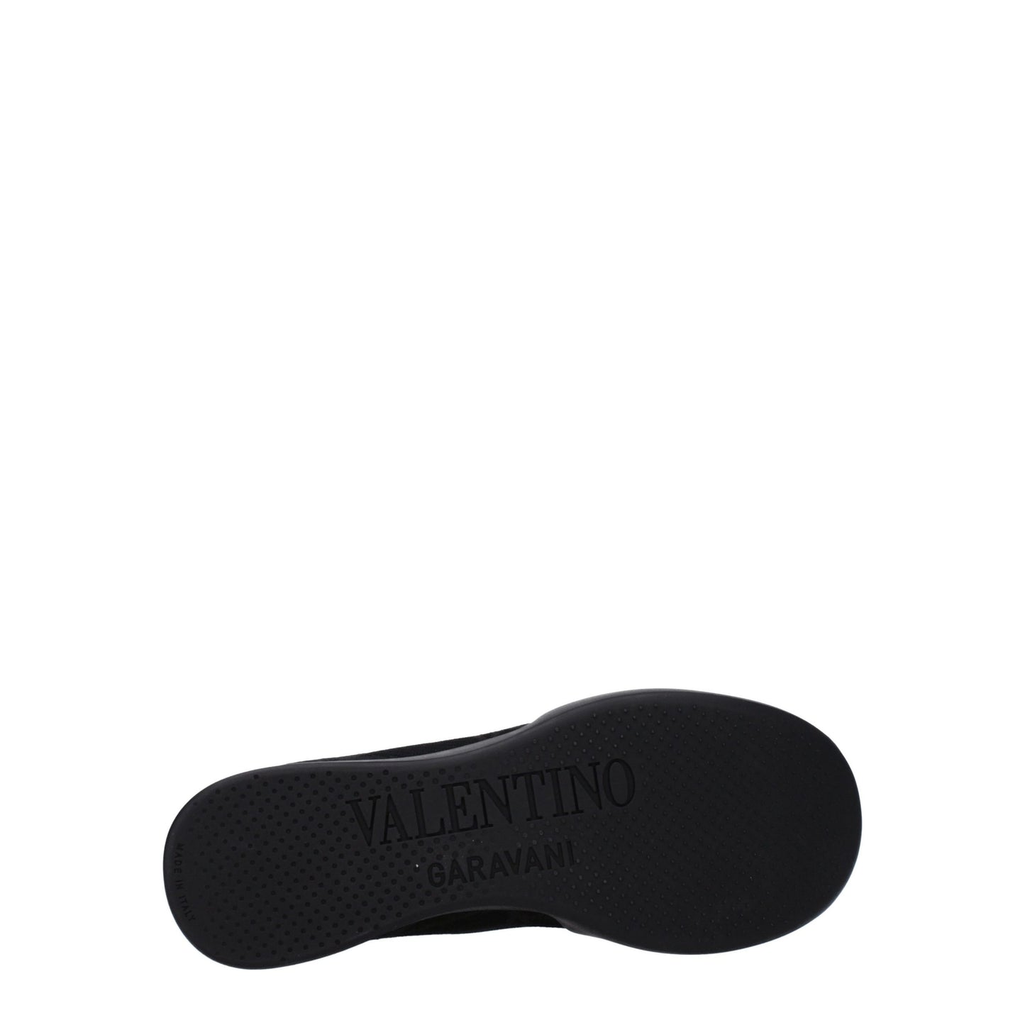 Valentino Garavani Black Fabric High Top Sneakers