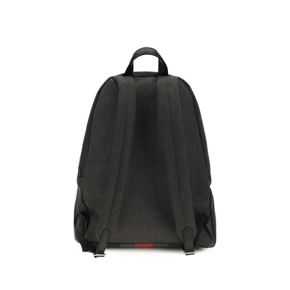 Gucci Black Fabric Backpack