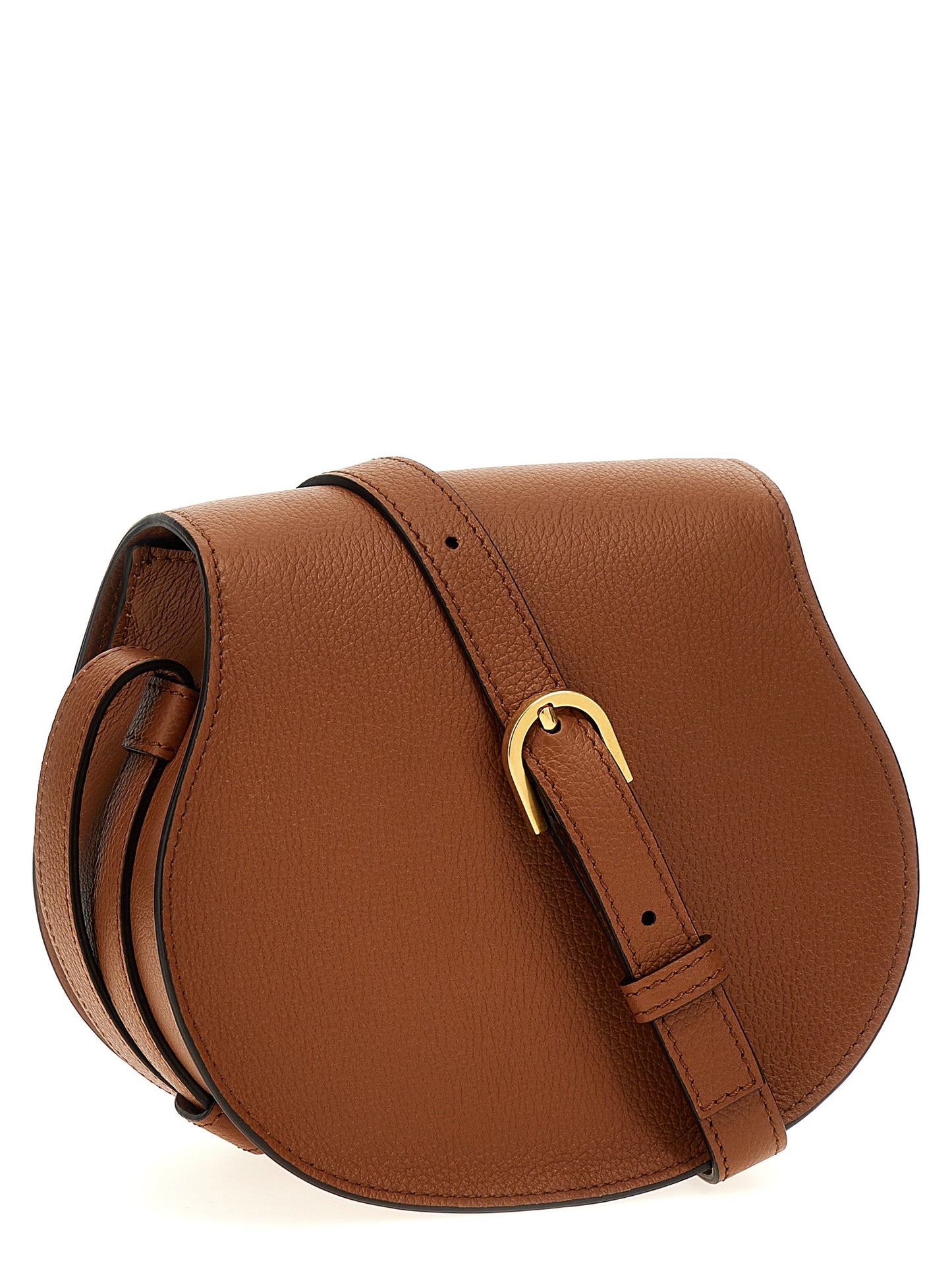 Chloé Brown Lamb Leather Crossbody Bag