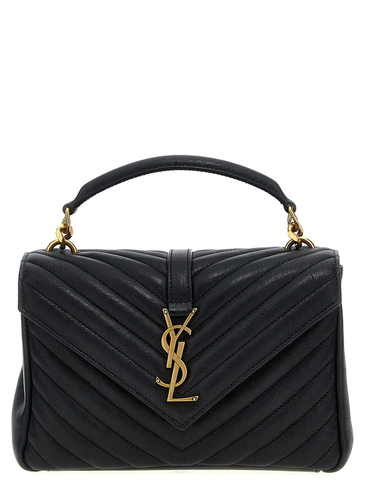 Saint Laurent Black Calfskin Crossbody Bag