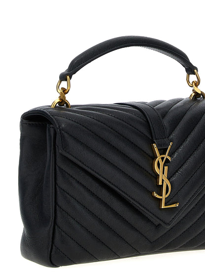 Saint Laurent Black Calfskin Crossbody Bag