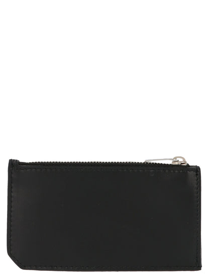 Saint Laurent Black Calfskin Cardholder