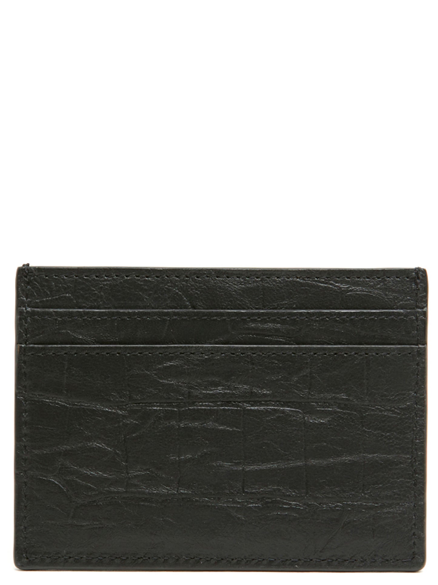 Saint Laurent Black Lambskin Cardholder
