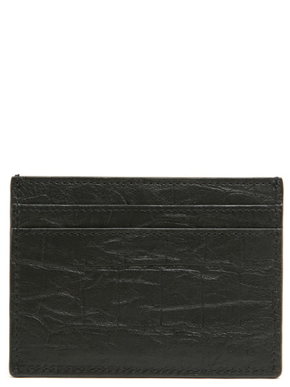 Saint Laurent Black Lambskin Cardholder