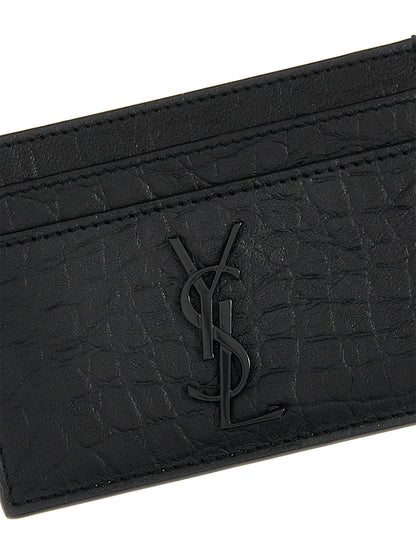 Saint Laurent Black Lambskin Cardholder