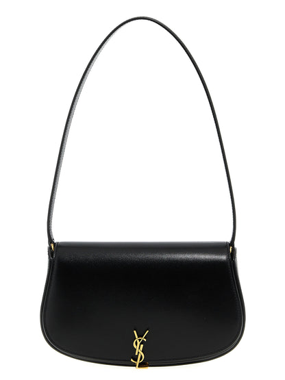 Saint Laurent Black Calfskin Shoulder Bag