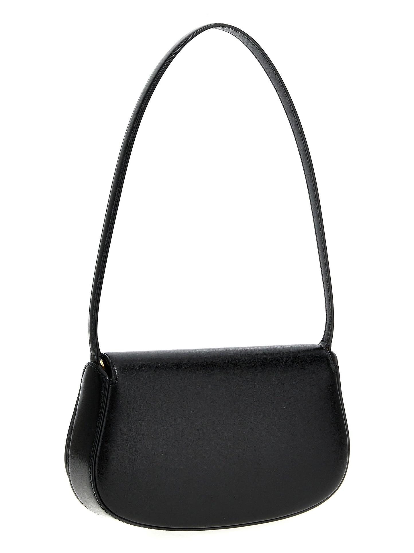 Saint Laurent Black Calfskin Shoulder Bag