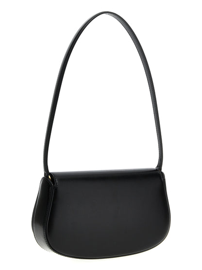 Saint Laurent Black Calfskin Shoulder Bag