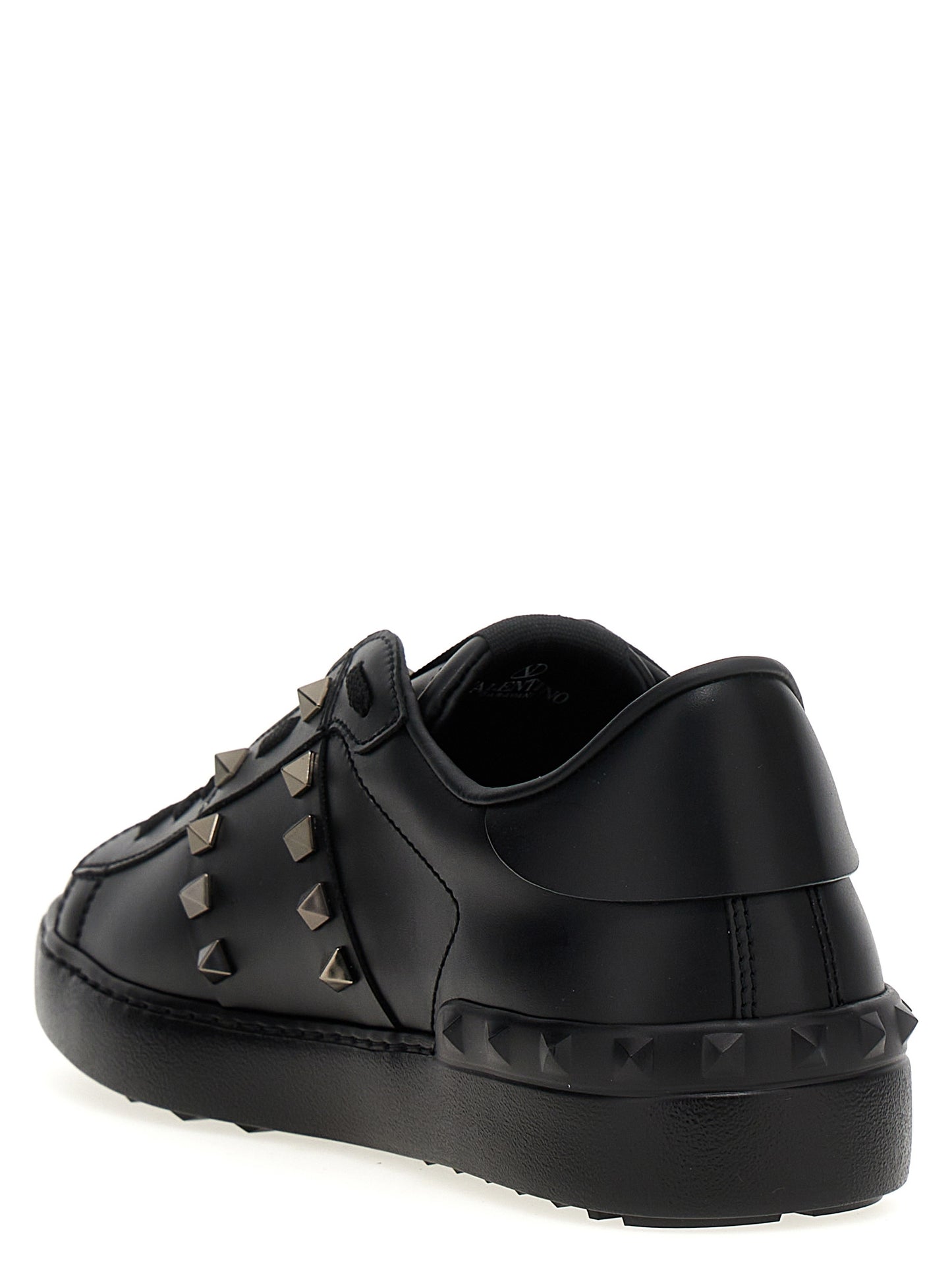 Valentino Garavani Black Calfskin Low Top Sneakers