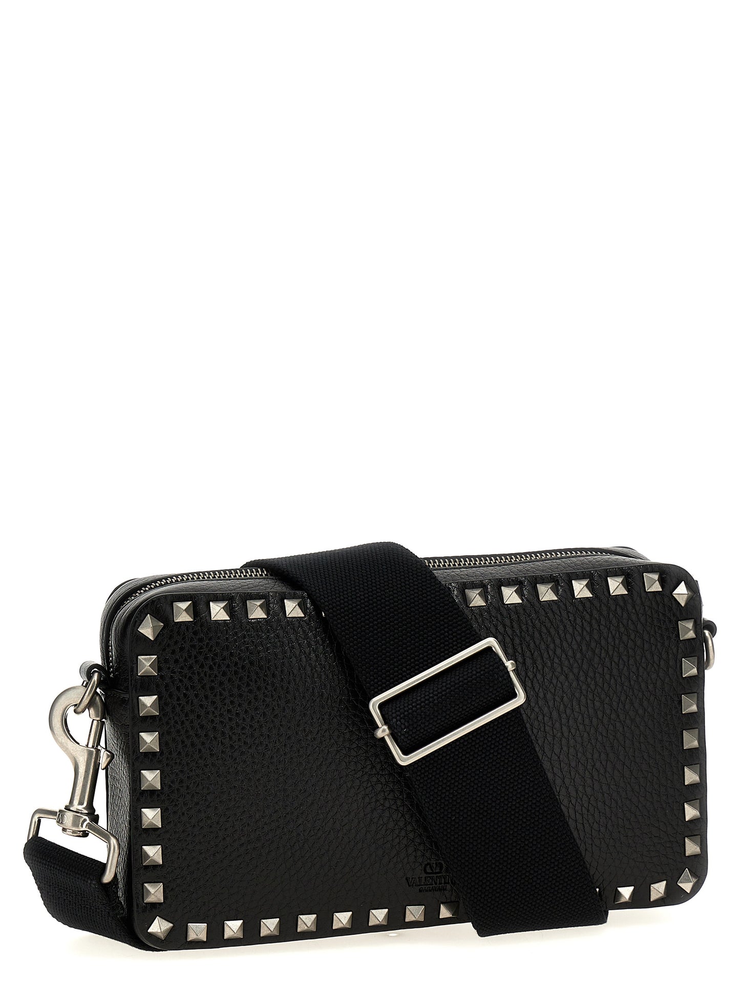 Valentino Garavani Black Calfskin Crossbody Bag