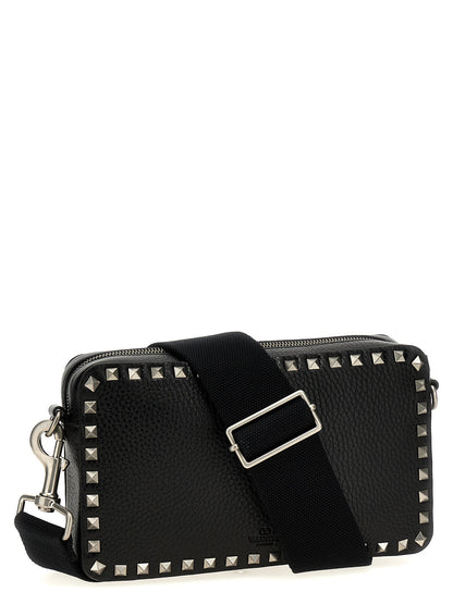Valentino Garavani Black Calfskin Crossbody Bag