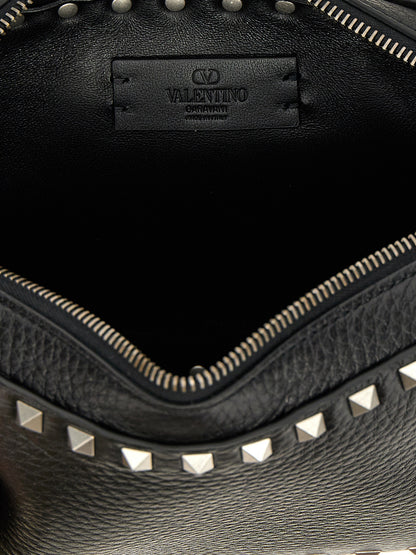 Valentino Garavani Black Calfskin Crossbody Bag
