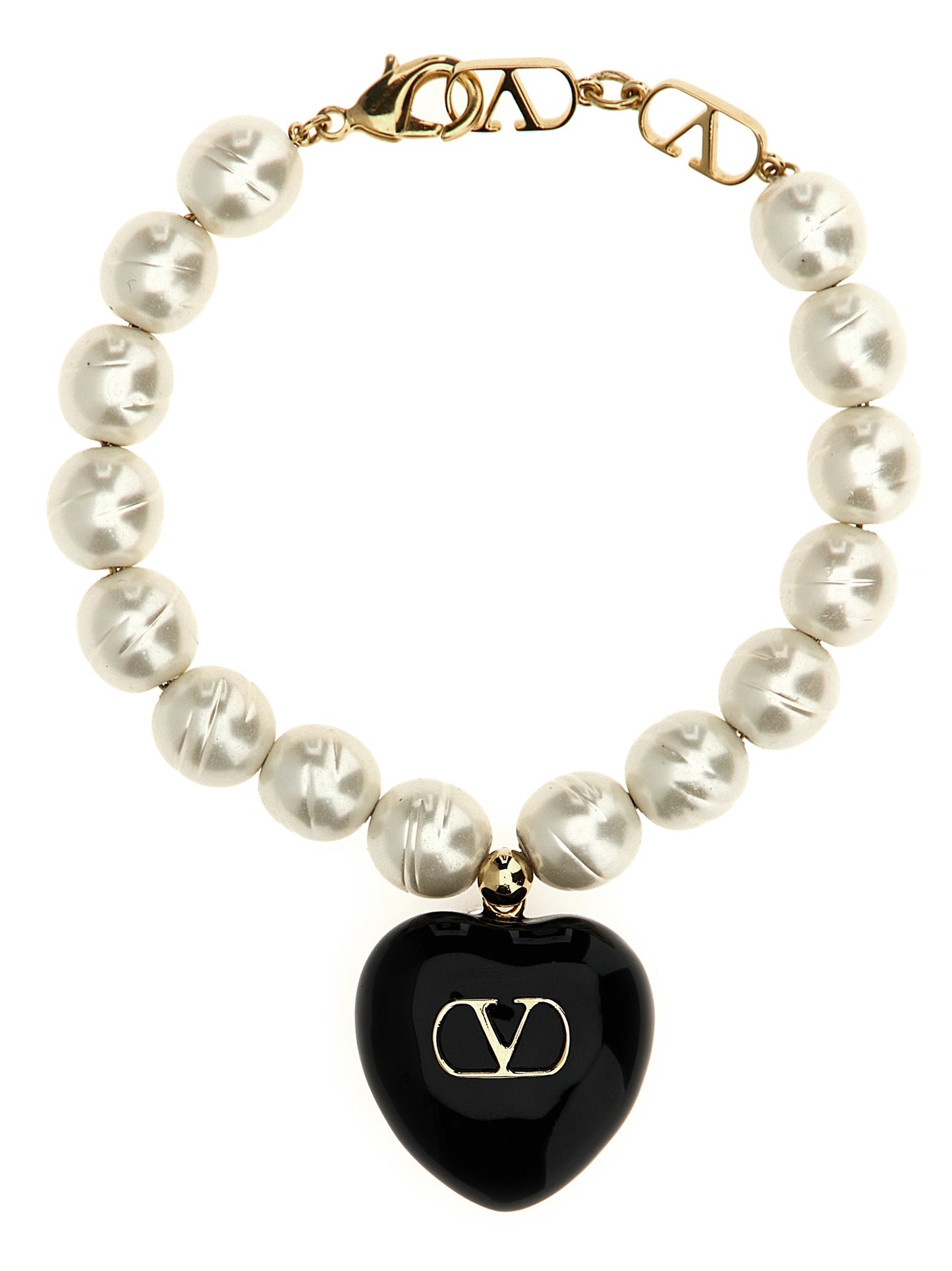 Valentino Garavani Black Brass Bracelet