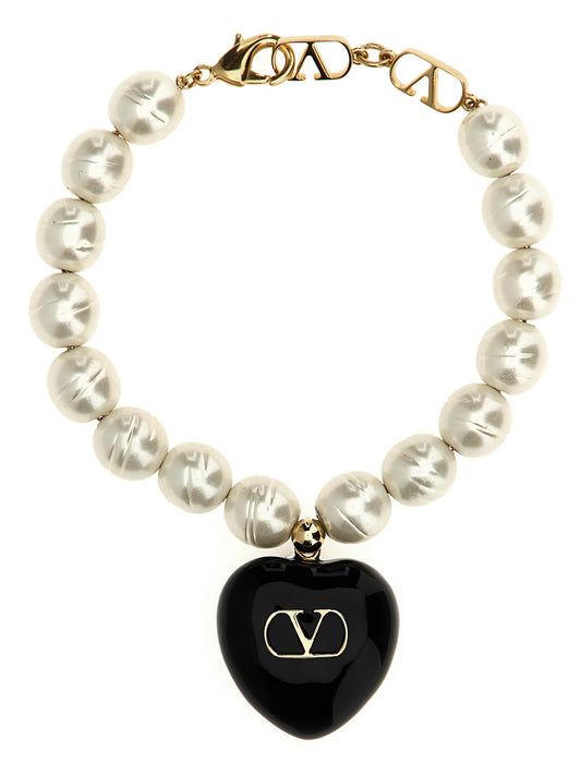 Valentino Garavani Black Brass Bracelet