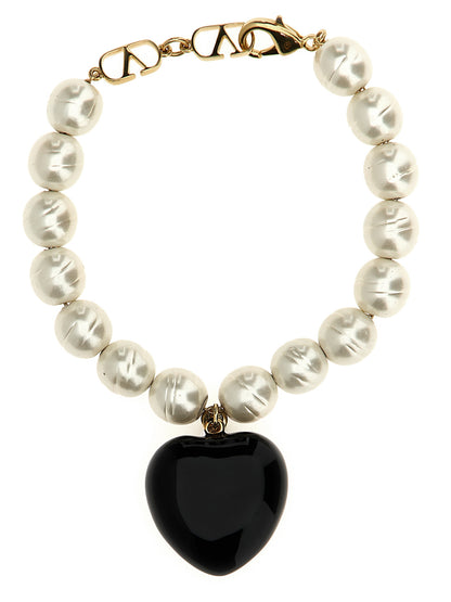 Valentino Garavani Black Brass Bracelet
