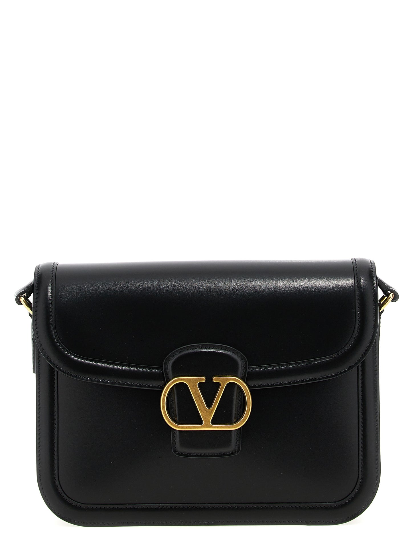 Valentino Garavani Black Calfskin Shoulder Bag