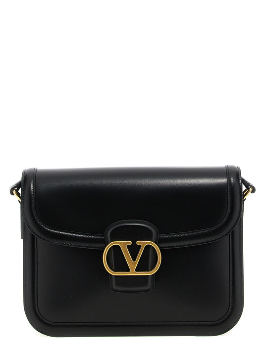 Valentino Garavani Black Calfskin Shoulder Bag