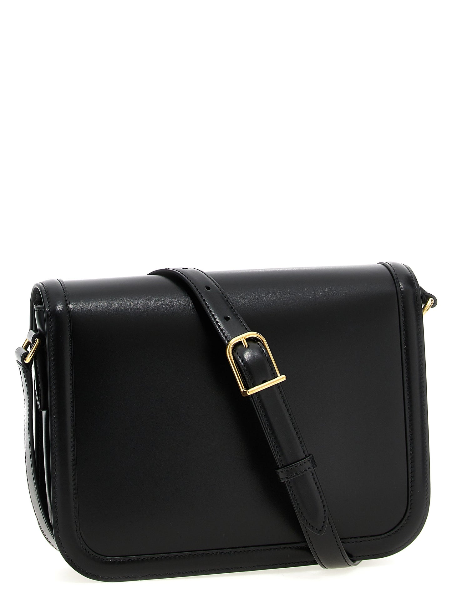 Valentino Garavani Black Calfskin Shoulder Bag