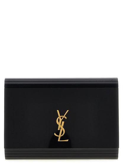 Saint Laurent Black Plexiglass Crossbody Bag