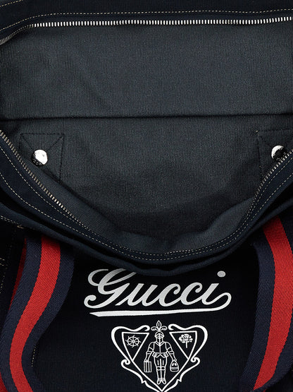 Gucci Blue Cotton Tote Bag