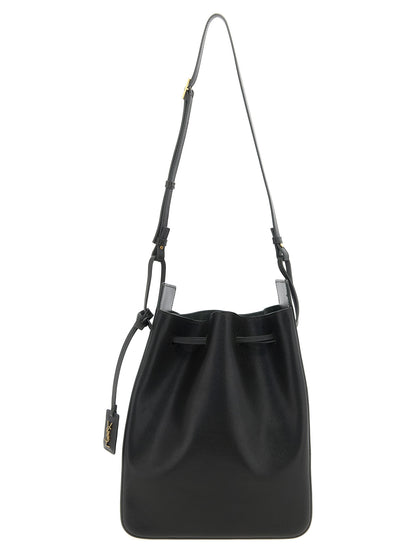 Saint Laurent Bicolor Calfskin Crossbody Bag